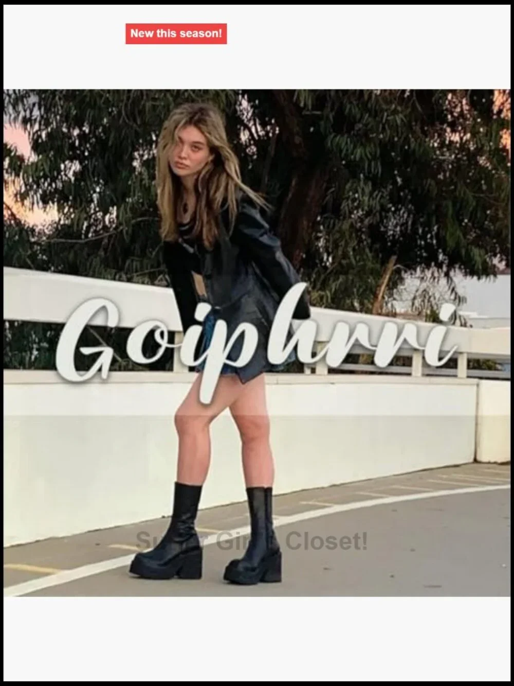 Chunky Platform Ankle Boots Goth Punk Lace Up Wedge Heel Bootie